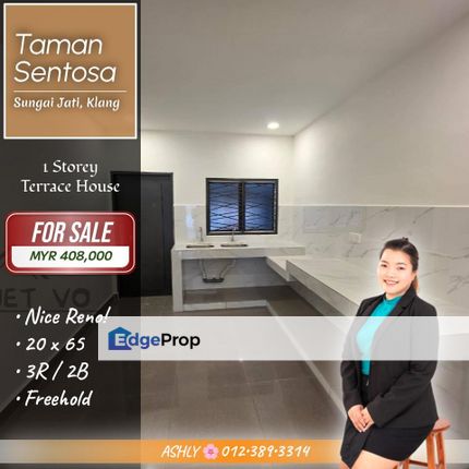 NICE Renovation 🌸 Single Storey Terrace House for SALE | Taman Sentosa, Sungai Jati, Klang, Selangor, Klang