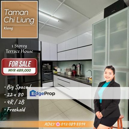 4 Bedrooms, Big Space Big Layout! 🌸 1 Storey Terrace House for SALE | Taman Chi Liung, Klang, Selangor, Klang