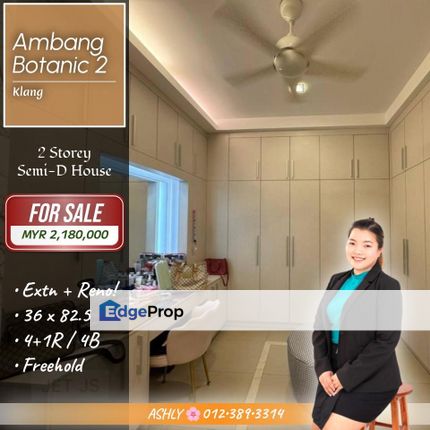 FULLY Reno + Extend 🌸 Double Storey Semi-D for SALE | Ambang Botanic 2, Klang, Selangor, Port Klang