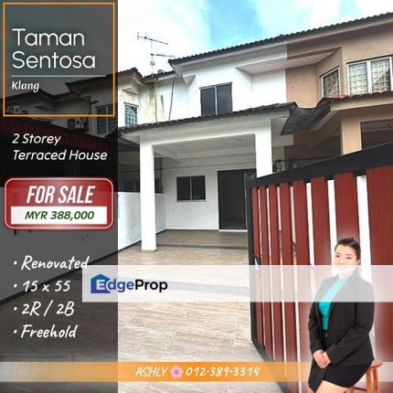FULL Loan RENO 🌸 Double Storey Terraced House for SALE | Taman Desa Ablelink (Taman Sentosa) Klang, Selangor, Klang
