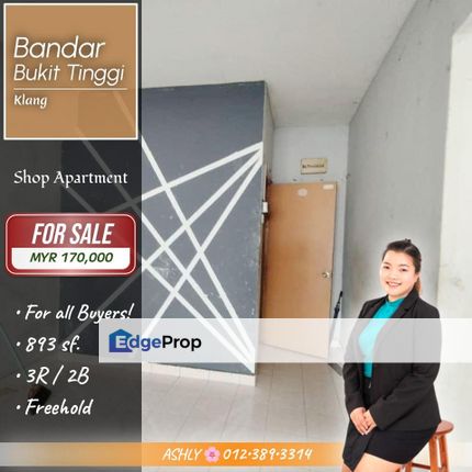 OPEN For All Buyers 🌟 Shop Apartment for SALE | Batu Nilam 1B, Bukit Tinggi 1, Klang, Selangor, Klang