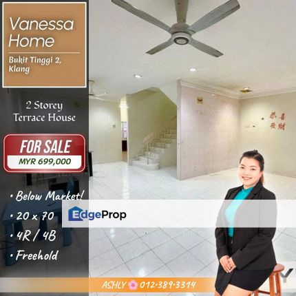 Freehold + Gated & Guarded ✅️ Double Storey Terrace House for SALE | Bandar Bukit Tinggi 2, Klang, Selangor, Klang