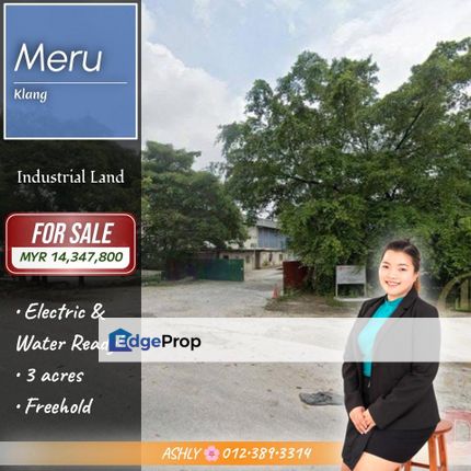 Industrial Land + Strategic Location ✅️ Industrial Land for SALE | Meru, Klang, Selangor, Klang