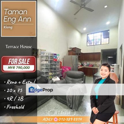 Fully Renovated + Strategic Location ✅️ Single Storey Terrace for SALE | Taman Eng Ann Klang, Selangor, Klang