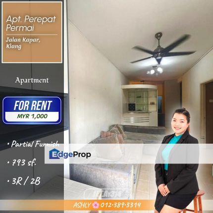 Affordable + Move-In Ready ✅️ Apartment for RENT | Perepat Permai Kapar, Selangor, Kapar 
