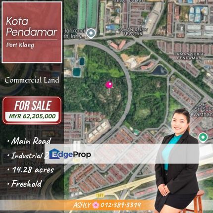 Prime Industrial Location + Freehold Tenure ✅️ Commercial Land for SALE | Kota Pendamar Port Klang, Selangor, Klang