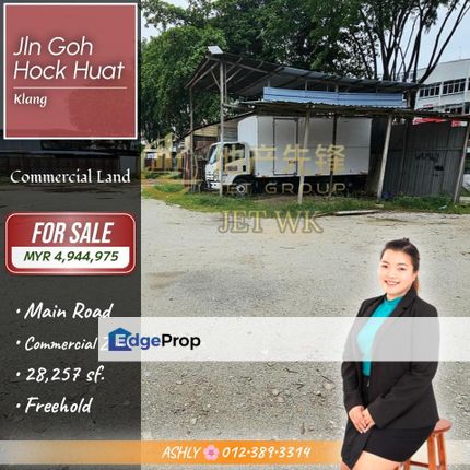 Strategic Location + Freehold ✅️ Commercial Land for SALE | Jalan Goh Hock Huat, Bandar Klang 黄金地段 + 永久地契 ✅️ 商业地皮出售, Selangor, Klang