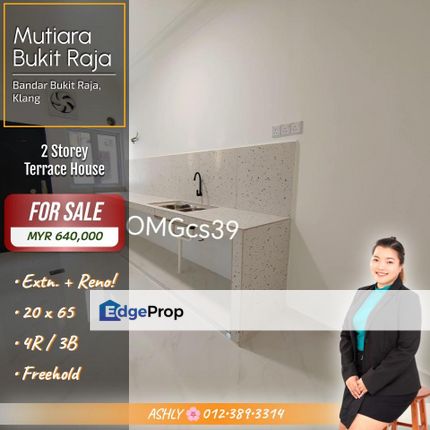 Fully Renovated + Fully Extended ✅️ Double Storey Terrace House for SALE | Mutiara Bukit Raja, Klang 全面装修 + 全面扩建 ✅️ 双层排屋 出售 | 武吉拉惹珍珠花园, Selangor, Klang