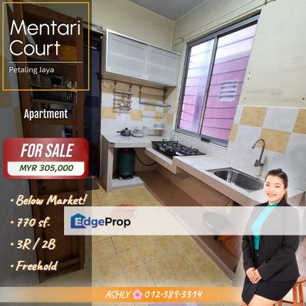 Fully Renovated + High Floor ✅️ Apartment for SALE | Mentari Court, Petaling Jaya 全面装修 + 高楼层 ✅️ 公寓出售 | 文达丽苑，八打灵再也, Selangor, Bandar Sunway