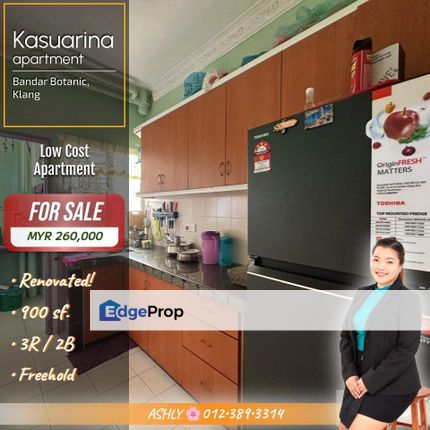 Fully Renovated + Move-In Ready✅️ Apartment for SALE | Kasuarina Apartment Bandar Botanic Klang 吧生绿林镇 | 全面装修 + 拎包入住 ✅️ 公寓出售, Selangor, Bandar Botanic/Bandar Bukit Tinggi