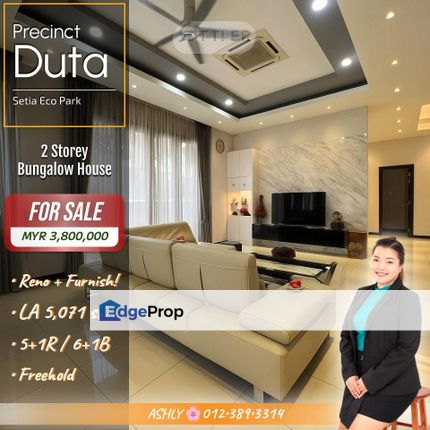 Fully Renovated + Fully Furnished ✅️ Luxury Bungalow for SALE | Precinct Duta, Setia Eco Park | 全带家私 + 全面装修 ✅️ 豪华洋房 出售, Selangor, Setia Eco Park