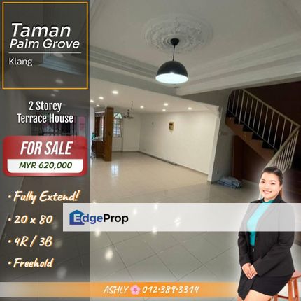 Spacious + Fully Renovated ✅️ Double Storey Terrace House for SALE | Taman Palm Grove, Klang 宽敞 + 全面装修 ✅️ 双层排屋出售 | Taman Palm Grove, 巴生高阳苑附近, Selangor, Klang
