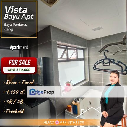 Super Nice Unit ✅️ Apartment for SALE | Vista Bayu Apartment, Taman Bayu Perdana, Klang 超 • 优越单位 ✅️ 公寓 出售 | 巴生, 高阳苑, Selangor, Klang