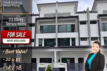 BRAND NEW + Spacious 2.5 Storey ✅️ Terrace House for SALE | Taman Sri Gadong, Telok Gadong Besar, Klang  全新 + 宽敞2.5层 ✅️ 排屋出售 | 巴生, Sri Gadong花园