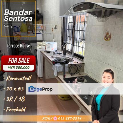 Renovated 💫 Single Storey Terrace House 🏘️ for Sale in Bandar Sentosa, Klang 装修保养良好 💫 单层排屋 🏘️ 出售于班达圣淘沙, 巴生, Selangor, Klang