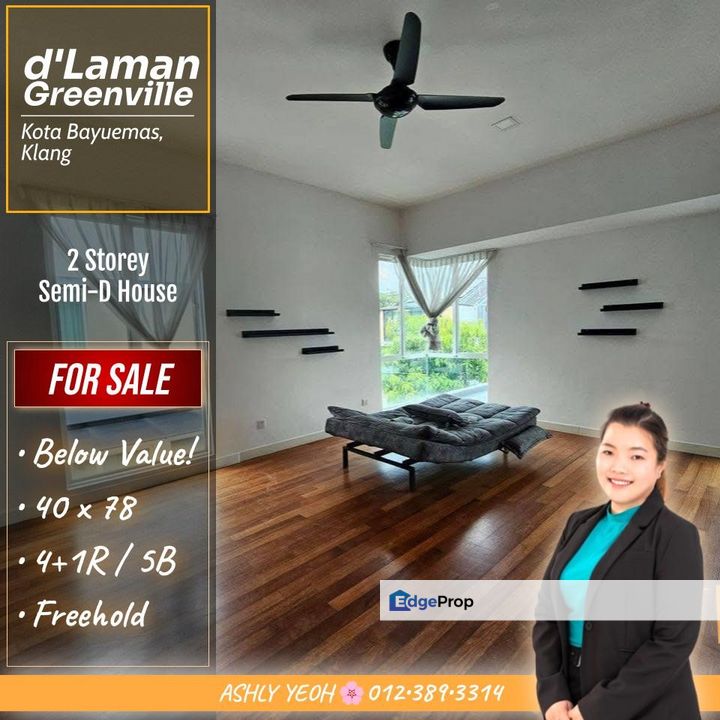 🉐 Exceptional Value 🪟 Spacious Family Semi-D 🏡 for Sale in d'Laman Greenville, Kota Bayuemas, Klang | 超值之选宽敞家庭式巴生半独立洋楼出售, Selangor, Klang