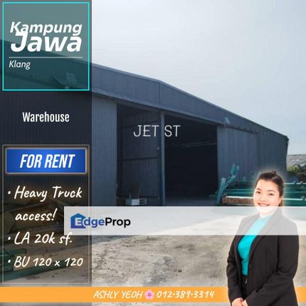 🚚 Heavy Truck Access 🧩 Flexible Rental Options 🏭 Warehouse Space for Rent in Kampung Jawa, Klang | 巴生重型卡车可达仓库，灵活租赁选项满足不同需求, Selangor, Shah Alam