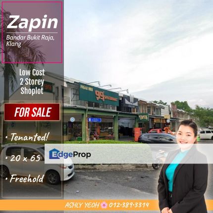 💱 Tenanted Investment ⚡ Immediate Cash Flow 🏪 Low Cost Shoplot for Sale in Bandar Bukit Raja, Klang | 巴生武吉拉惹廉价店铺投资，带租约立即获得现金流回报, Selangor, Klang