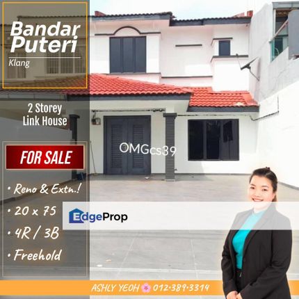 💫 Perfect Family Home 🪄 Fully Renovated & Move-In Ready 🏘️ 2 Storey Terrace House for Sale in Bandar Puteri, Klang │ 巴生公主城完美家庭住宅，精心装修可立即入住双层排屋出售, Selangor, Klang