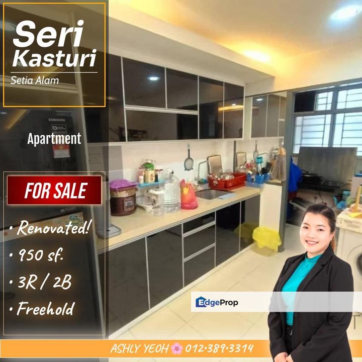 Comfort Family Haven 🌼 Apartment for Sale @ Seri Kasturi, Setia Alam │ 舒适家园 • 公寓待售, Selangor, Setia Alam/Alam Nusantara