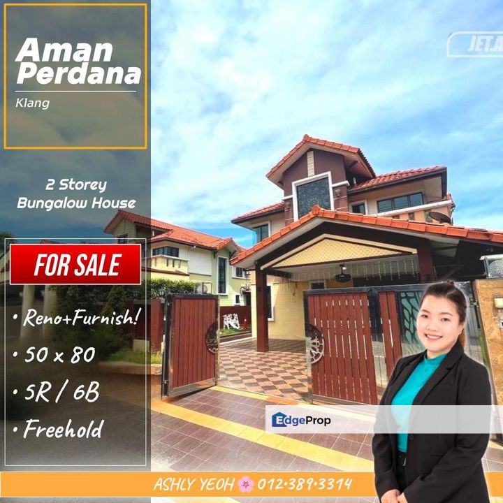 Luxury Living Redefined 🪞 2 Storey Bungalow for Sale @ Aman Perdana, Klang │ 奢华生活新定义 • 双层洋楼待售, Selangor, Klang