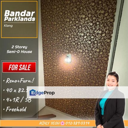 Move-In Ready 💖 2-Storey Semi-D for Sale @ Bandar Parklands, Klang │ 即刻入住 • 双层半独立式住宅待售, Selangor, Klang