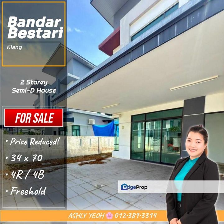 Your Brand New Chapter 🦋 2 Storey Cluster Semi-D @ Bandar Bestari │ 崭新开始 • 田字屋待售, Selangor, Klang