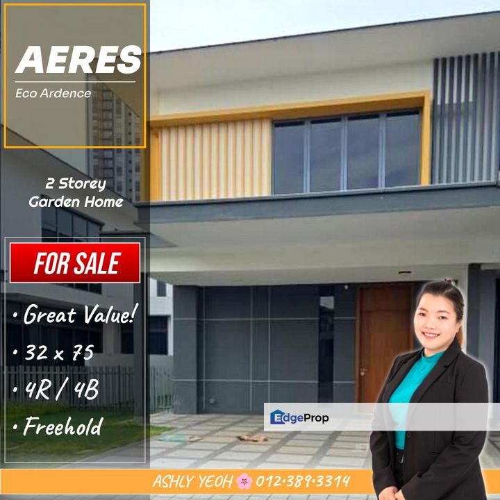 Modern Minimalist Masterpiece 🪷 Pavilion Garden Home @ Aeres, Eco Ardence │ 现代简约杰作 • 半独立洋楼待售, Selangor, Shah Alam