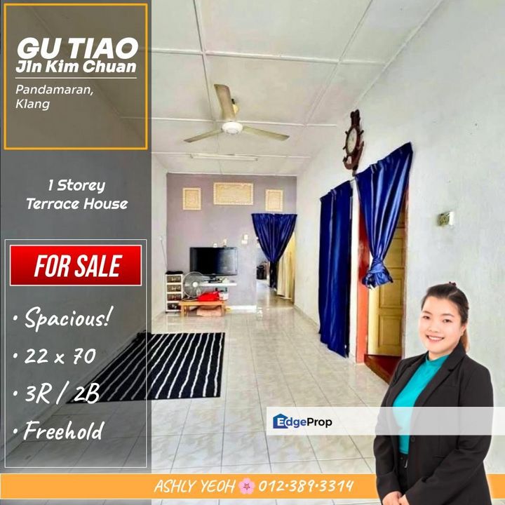 Character-Filled "Gu Tiao" Home 🎭 1 Storey Terrace for SALE @ Jln Kim Chuan, Port Klang │ 古早情怀 • "咕条"单层排屋出售, Selangor, Klang