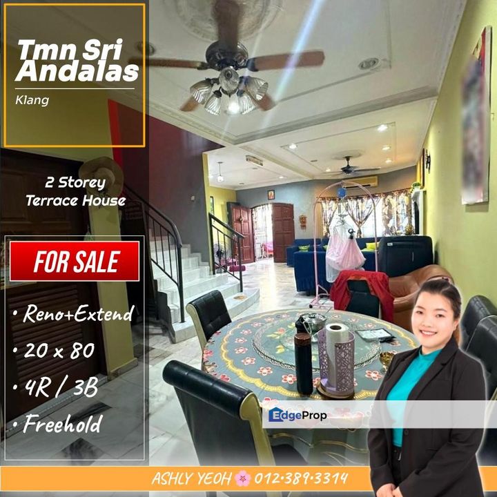 Flow-Through Layout 🎵 2 Storey Terrace for SALE @ Taman Sri Andalas │ 通透格局 • 双层排屋出售, Selangor, Klang