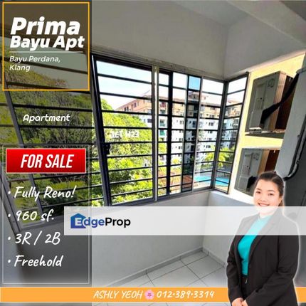 Smart Investment with Resort-Style Living 🧘 Apartment for Sale @ Prima Bayu, Bayu Perdana │ 巴生高阳苑核心地段 • 公寓待售, Selangor, Klang