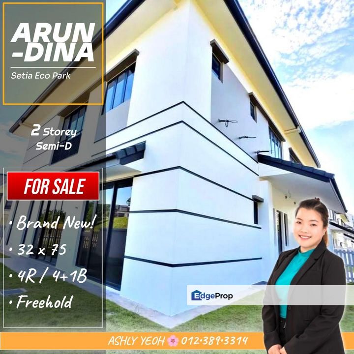 Embrace Serene Modernity 🍃 Semi-Detached House for Sale @ Arundina, Setia Eco Park │ 现代简约设计，森林城镇中的宁静家园 • 半独立式洋房 待售, Selangor, Shah Alam