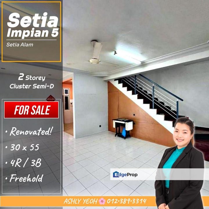 BEST Value 2 Storey Cluster Semi-D 🏡 for SALE | Setia Impian, Setia Alam  , Selangor, Setia Alam/Alam Nusantara