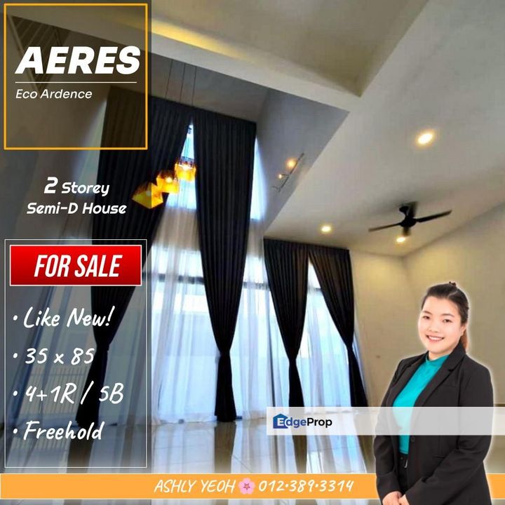 Modern Luxury 🌟 2 Storey Semi-D for SALE @ AERES, Eco Ardence │ 现代奢华 • 双层 半独立式 待售, Selangor, Shah Alam