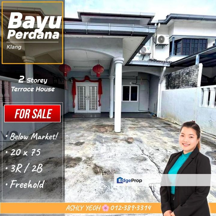 Prime Location 🌱 2 Storey Terrace for SALE @ Bayu Perdana, Klang │ 黄金地点 • 双层排屋待售, Selangor, Klang