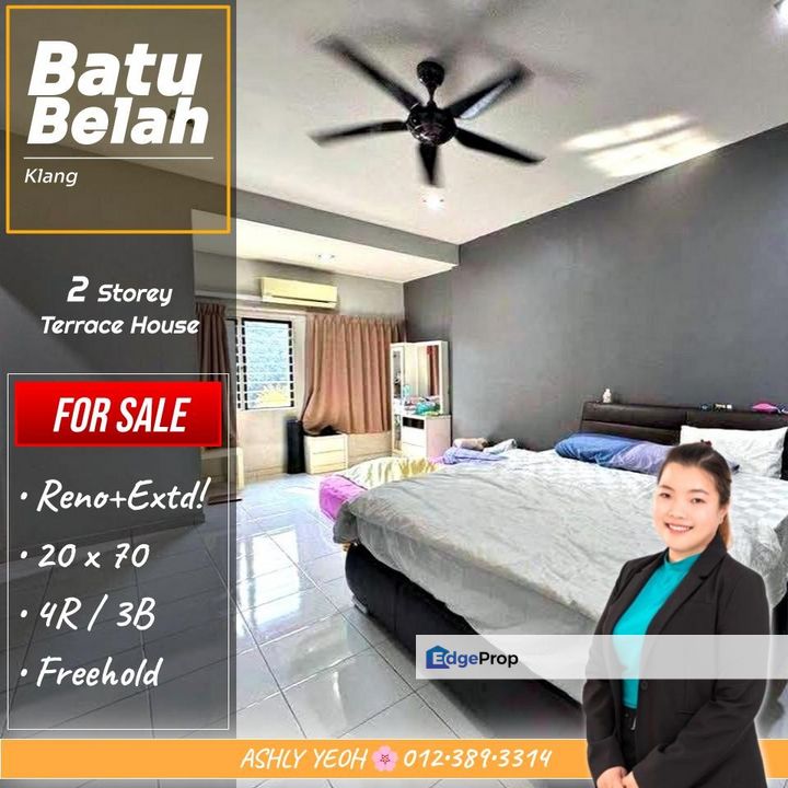Convenient Living in a Warm Neighborhood 🧸 2 Storey Terrace for SALE @ Batu Belah, Klang │ 温馨便利 • 双层排屋 待售, Selangor, Klang