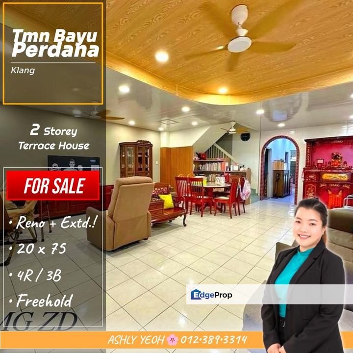 Heartwarming Home 💖 2 Storey Terrace for SALE @ Bayu Perdana, Klang │ 温馨家居 • 双层排屋 待售, Selangor, Klang