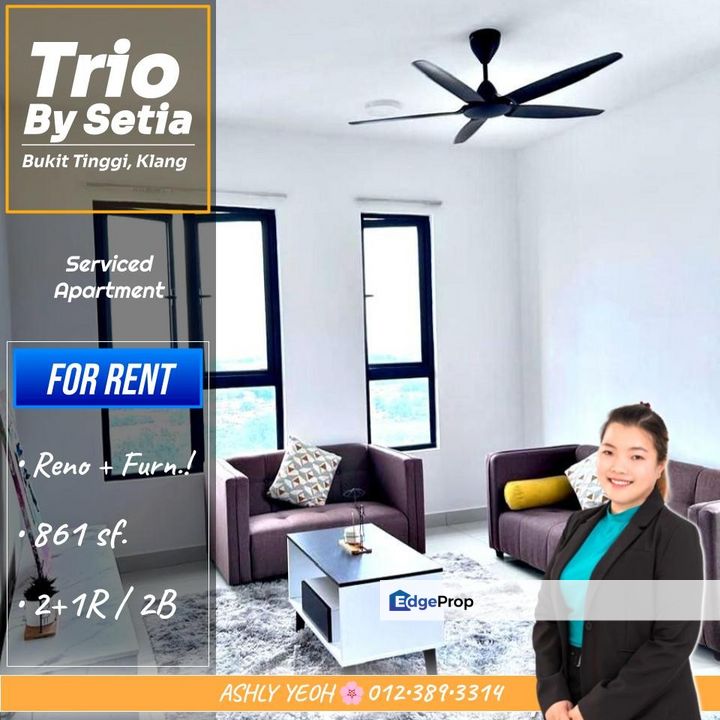 Warm Embrace of Home 🧸 Serviced Residence for RENT @ Trio By Setia, Bukit Tinggi, Klang │ 武吉丁宜的温馨家园 • 服务式公寓 待租, Selangor, Bandar Botanic/Bandar Bukit Tinggi