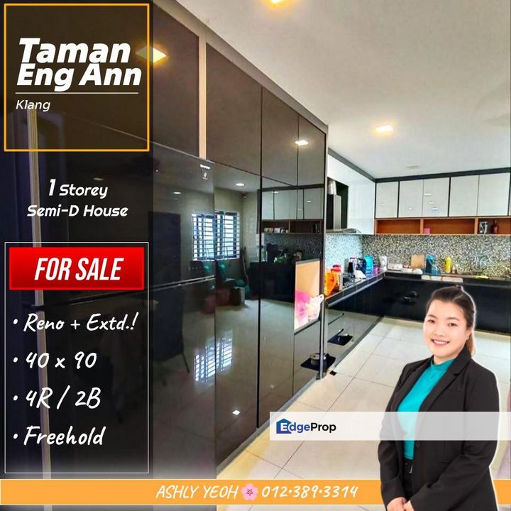 Peaceful Sanctuary 🕊️ 1 Storey Semi-D for SALE @ Taman Eng Ann, Klang │ 温馨家园 • 单层半独立式 待售, Selangor, Klang