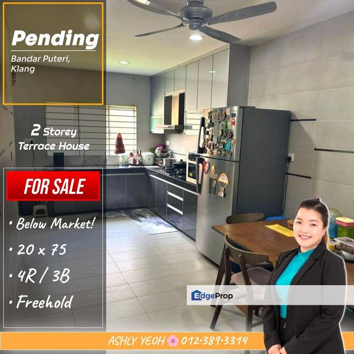 Home Comfort 🍵 2 Storey Terrace for SALE @ Pending, Bandar Puteri Klang │ 温馨居家 • 双层排屋 待售, Selangor, Klang