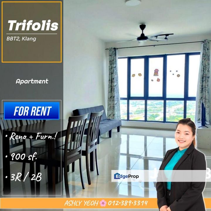 ▌Modern Ease 🍵 Apartment for Rent @ Trifolis, BBT2 Klang │ 理想生活 • 公寓待租, Selangor, Klang