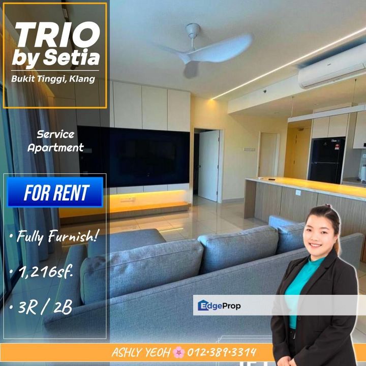 ▌Designer Comfort 🍵 Service Apartment for Rent @ Trio, Bandar Bukit Tinggi, Klang │ 满分居家体验 • 公寓待租, Selangor, Bandar Botanic/Bandar Bukit Tinggi