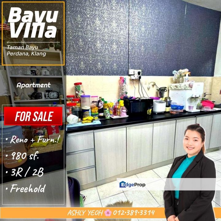 ▌Family Happiness 🎠 Apartment for SALE @ Bayu Villa, Klang │ 幸福社区 • 公寓待售, Selangor, Klang
