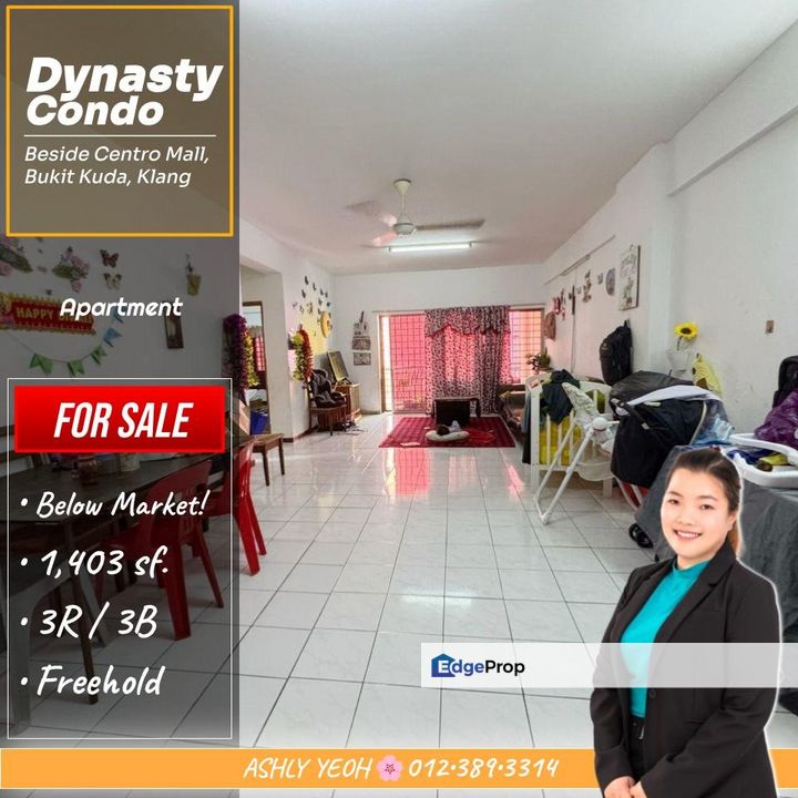 ▌Below Market Value 🉐 Dynasty Condo for Sale @ Bukit Kuda, Klang │ 优越地理 • 完善社区待售, Selangor, Klang