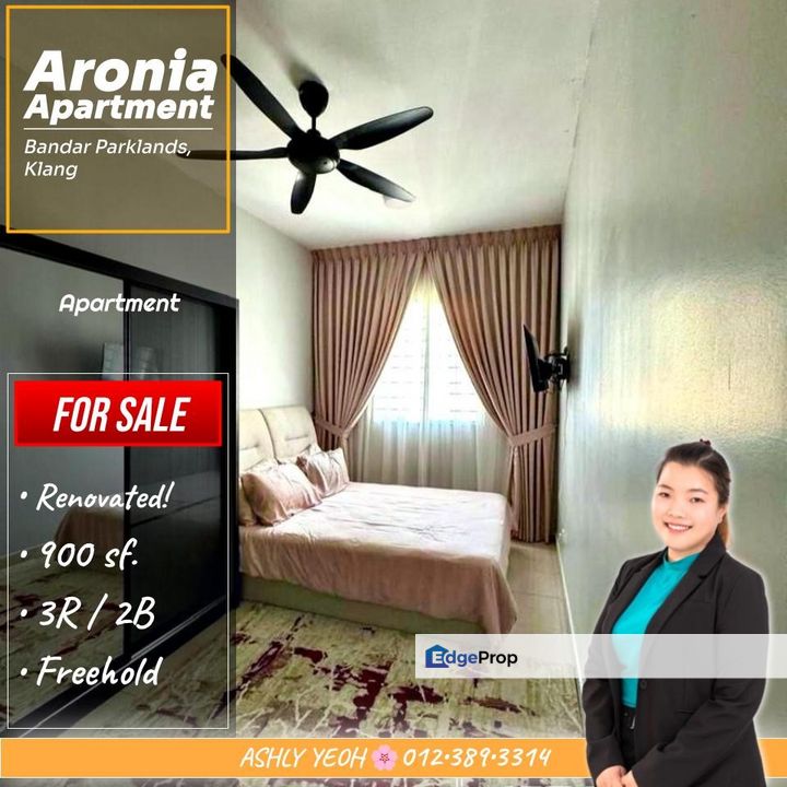 ▌Home Comfort 🍵 Apartment for Sale @ Aronia Parklands │ 温馨舒适居家 • 公寓 待售, Selangor, Klang