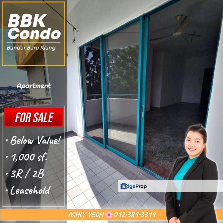 ▌New Beginnings 🌱 BBK Condominium for Sale @ Bandar Baru Klang │ 巴生新镇 • 翻新公寓 待售, Selangor, Klang