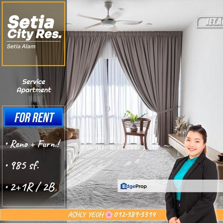 ▌Home Comfort 🍵 Service Apartment for Rent @ Setia City Residence │ 温馨舒适 · 公寓 待租, Selangor, Setia Alam/Alam Nusantara