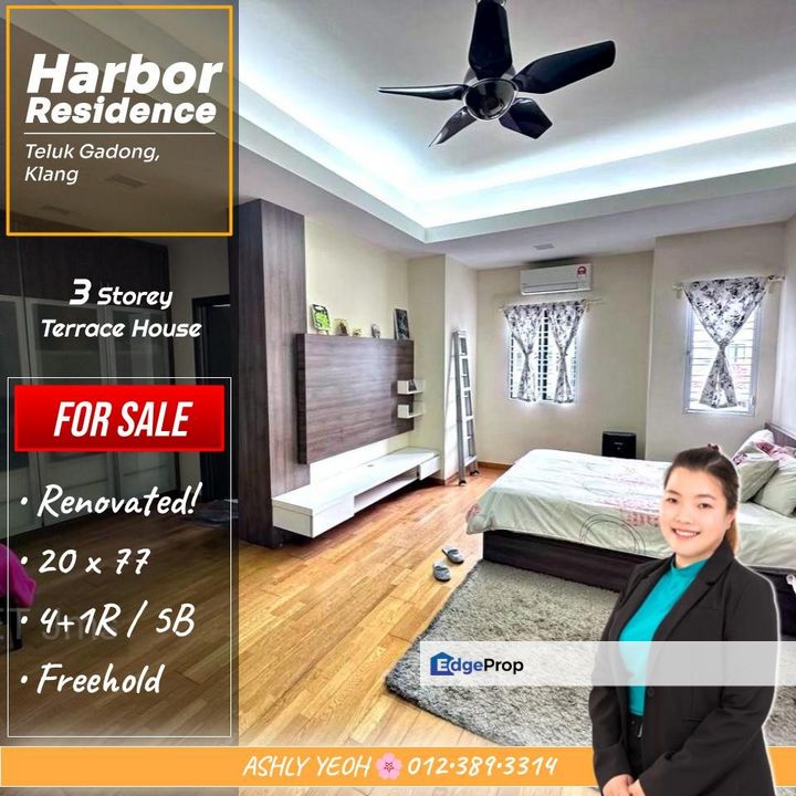 ▌Cozy Comfort 🧣 3-Sty Terrace for SALE @ Harbour Residence │ 舒适居家 • 排屋 待售, Selangor, Klang