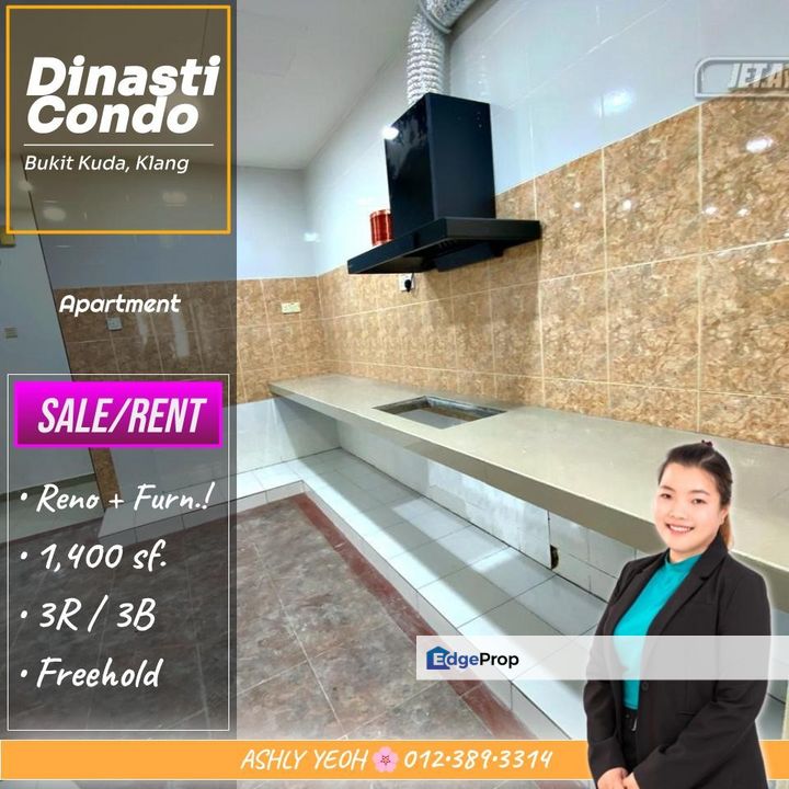 ▌Unique Charm 🔮 Apartment for SALE & RENT @ Dinasti Condo, Bukit Kuda │ 独特魅力 · 公寓 出售/出租, Selangor, Klang