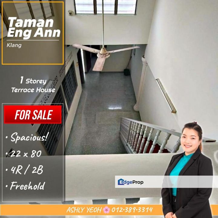 ▌Bright & Joyful 🌞 Terrace House for SALE @ Taman Eng Ann, Klang │ 采光极佳 • 单层排屋 待售, Selangor, Klang